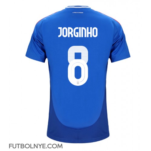 Camiseta Italia Jorginho Frello #8 Primera Equipación Eurocopa 2024 manga corta